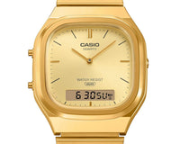 Thumbnail for Casio Unisex Vintage Analog Digital Gold Watch