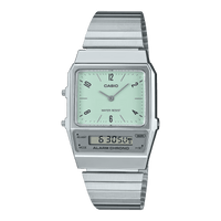 Thumbnail for Casio Vintage AQ-800E-3ADF Dual Display White Watch