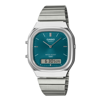 Thumbnail for Casio Unisex Vintage Analog Green Digital Watch