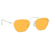 Thumbnail for Alessandra Rich x Linda Farrow Orange Women’s Sunglasses