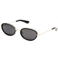 Thumbnail for Area Nyc x Linda Farrow Black And Crystal Sunglasses