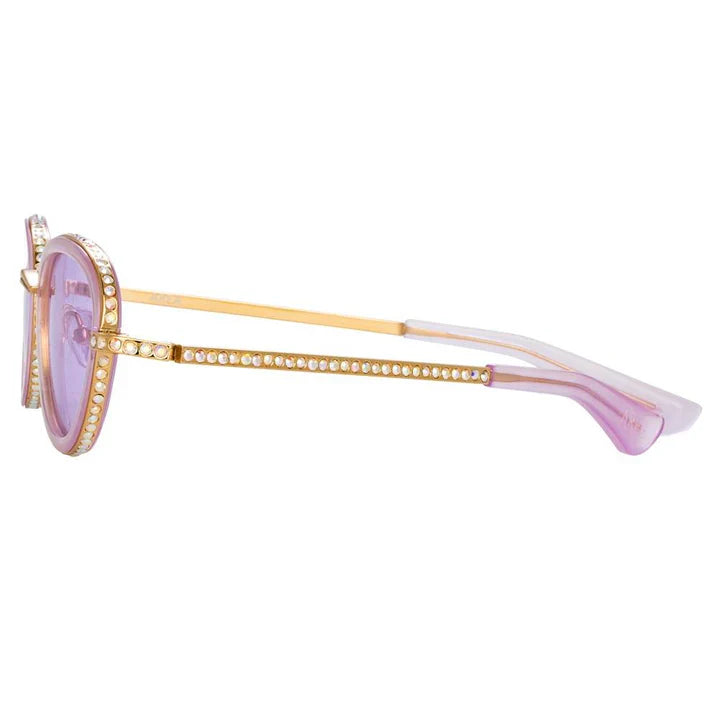 Area Nyc x Linda Farrow Gem-set Sunglasses