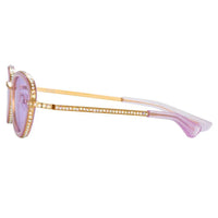 Thumbnail for Area Nyc x Linda Farrow Gem-set Sunglasses
