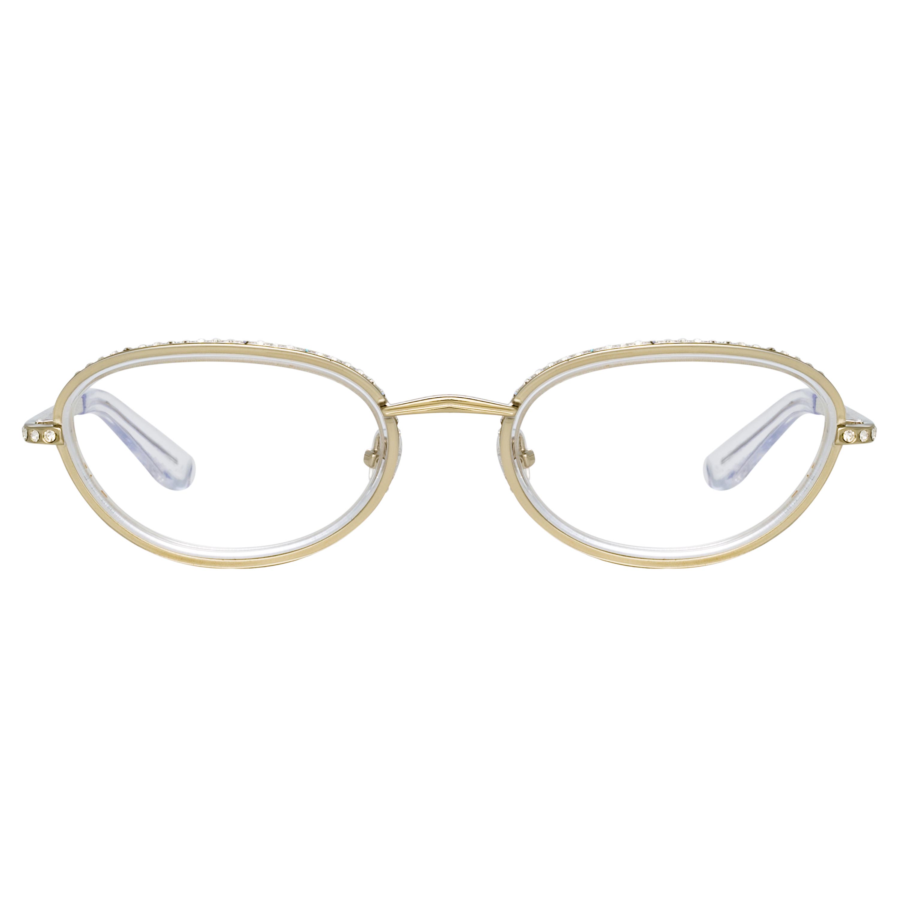 Area Nyc Ladies Oval Clear Eyeglasses AREA1C4OPT