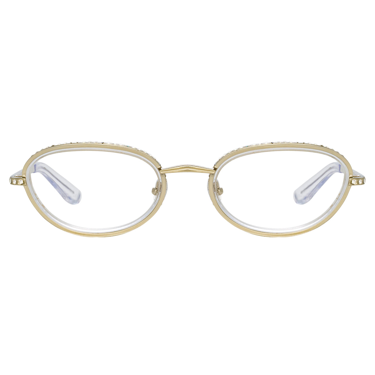 Area Nyc Ladies Oval Clear Eyeglasses