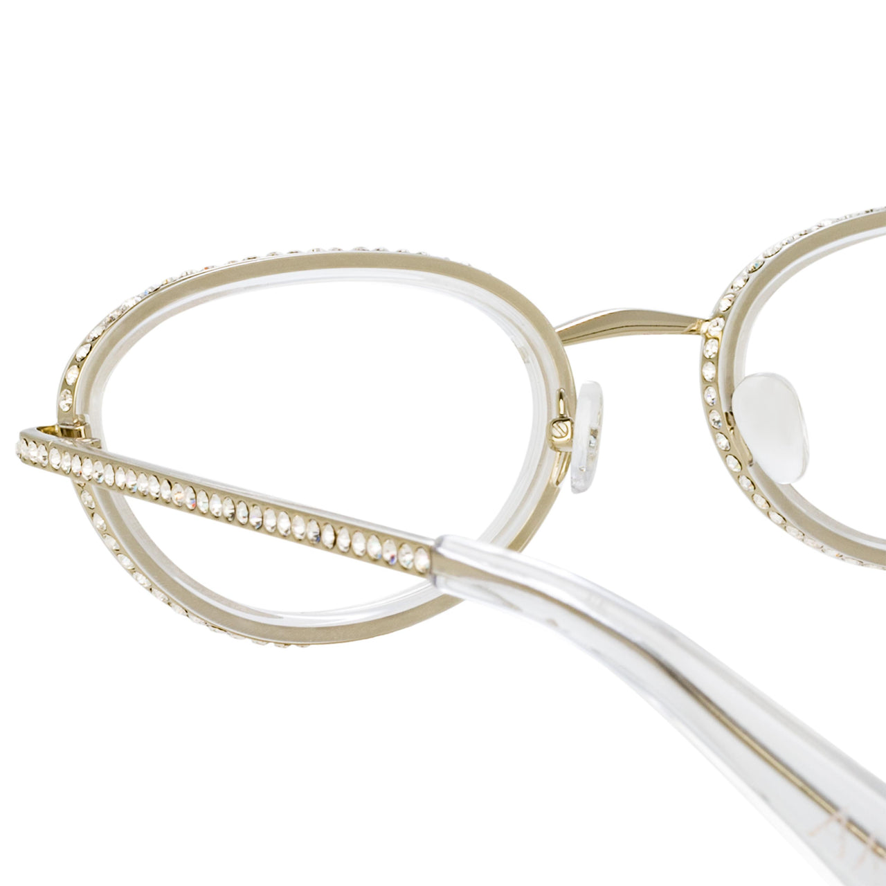 Area Nyc Ladies Oval Clear Eyeglasses