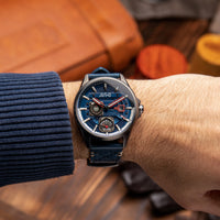 Thumbnail for AVI-8 Hawker Harrier Farley Blue Mens Watch