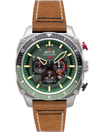 Thumbnail for AVI-8 Hawker Hunter Men's Green Watch AV-4100-01