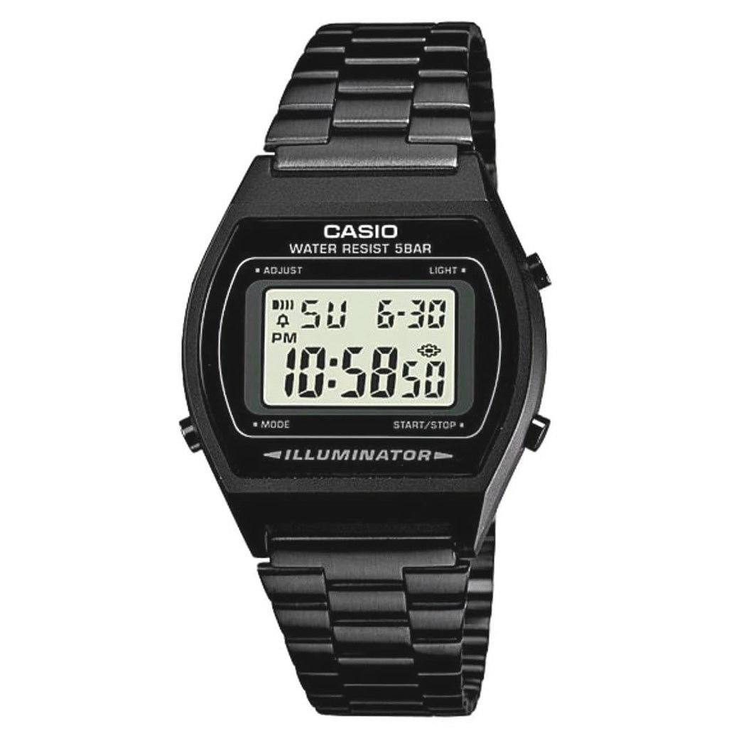Casio Vintage 39mm Black Unisex Digital Watch