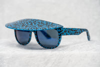 Thumbnail for Bernhard Willhelm Sunglasses Unisex Blue Visor Blue Mirror Lenses Cat 3