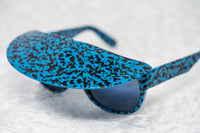 Thumbnail for Bernhard Willhelm Sunglasses Unisex Blue Visor Blue Mirror Lenses Cat 3