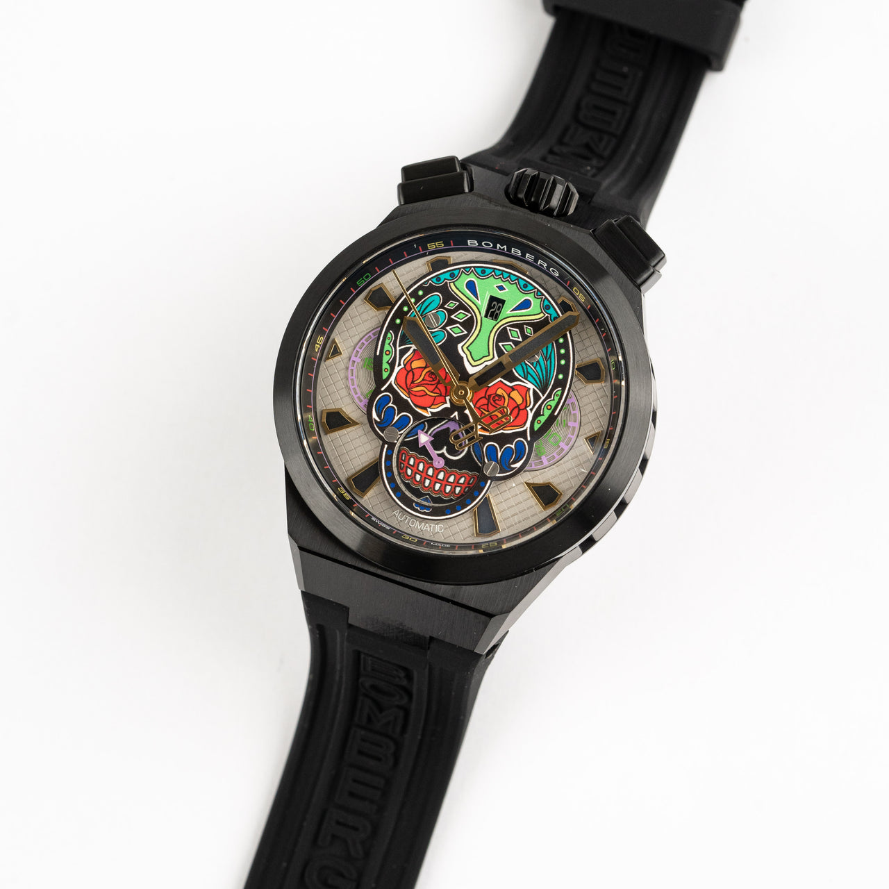 Bomberg Men s Bolt 68 Neo Calaveras Multicolour Watch from Watches and Crystals Watches Crystals