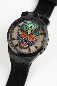 Thumbnail for Bomberg Men's Bolt-68 Neo Calaveras Multicolour Watch BF44CHAPBA.04-5.12