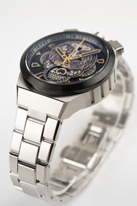 Thumbnail for Bomberg Men's Bolt-68 Neo Calaveras Black Silver BF44CHASP.04-4.12