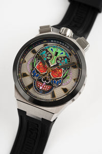 Thumbnail for Bomberg Men's Bolt-68 Neo Calaveras Multicolour Watch BF44CHASP.04-6.12