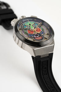 Thumbnail for Bomberg Men's Bolt-68 Neo Calaveras Multicolour Watch BF44CHASP.04-6.12