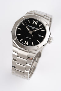 Thumbnail for Baume & Mercier Men's Black Riviera Watch 10621