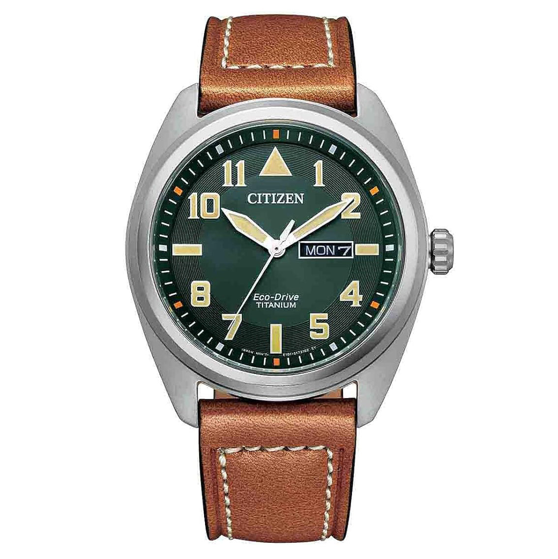 Citizen Men's Watch Eco-Drive Titanium Green BM8560-11X