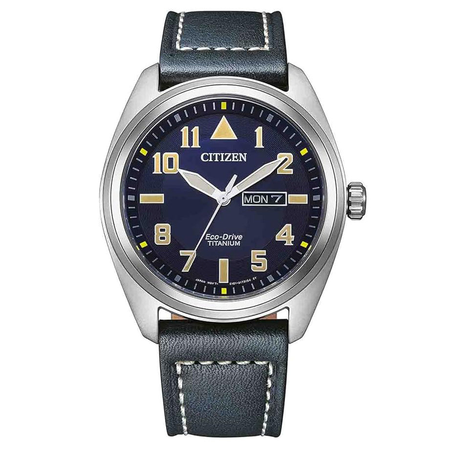 Citizen Men's Watch Eco-Drive Titanium Blue BM8560-45L