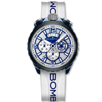 Thumbnail for Bomberg La Blanche Men's White Watch BS45CHPBL.064-5.12