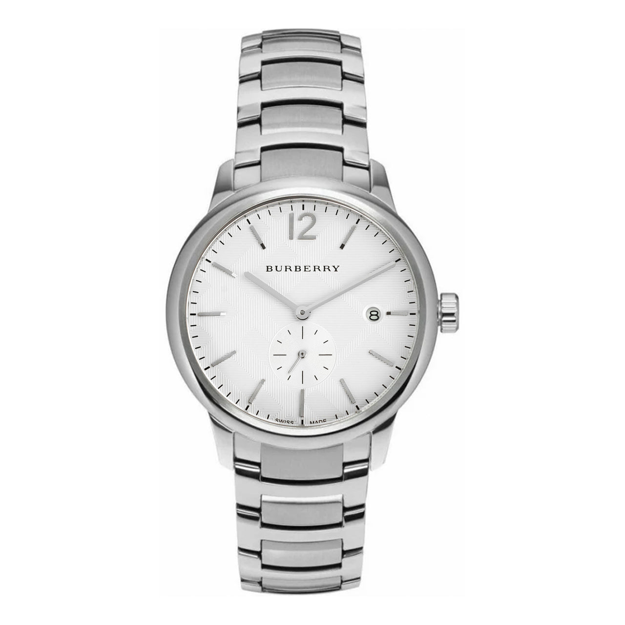 Burberry watch mens white on sale