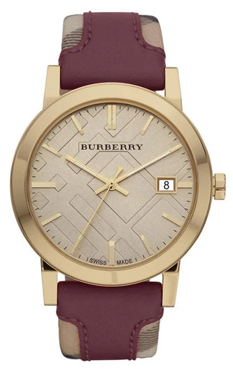 Burberry Ladies Watch The City Check Champagne BU9017 – Watches