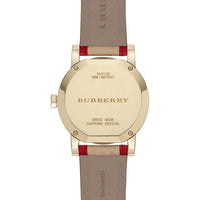 Thumbnail for Burberry Ladies' Watch The City Check Gold Red