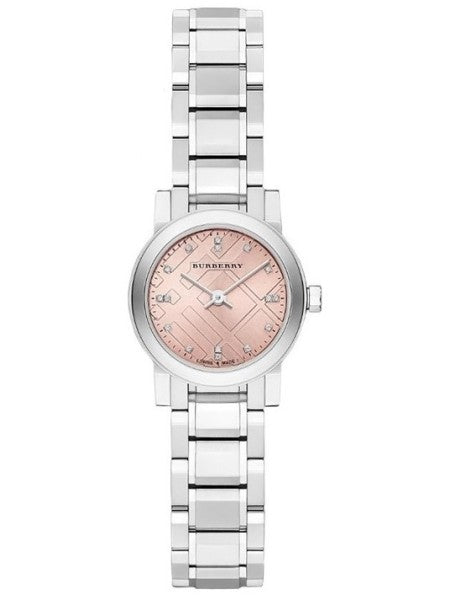 Burberry Ladies Watch The City Check Diamonds Pink BU9223 – Watches ...