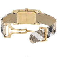 Thumbnail for Burberry Ladies Watch The Pioneer Check Yellow Gold