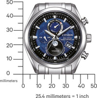 Thumbnail for Citizen Eco-Drive Radio Controlled Titanium Blue Men's Watch BY1018-81L