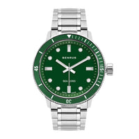 Thumbnail for Benrus Men's Sea Lord Dive Watch Green