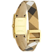 Thumbnail for Burberry Ladies Watch The Pioneer Check Yellow Gold