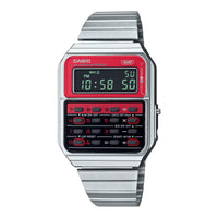 Thumbnail for Casio Vintage Unisex Red Silver Watch