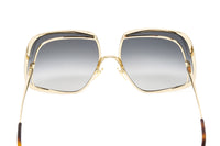 Thumbnail for Chloé Women's Sunglasses Hanah Oversized Square Tortoise/Gold CH0035S-001 62