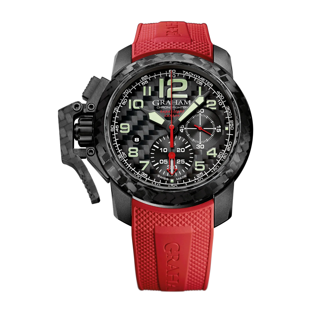 Graham Chronofighter Superlight Red Black Watch 2CCBK.B11A