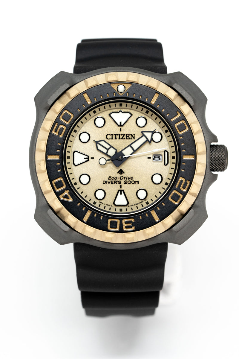 Citizen Eco-Drive Diver Marine Promaster Gold Men's Watch BN0226-10P ...