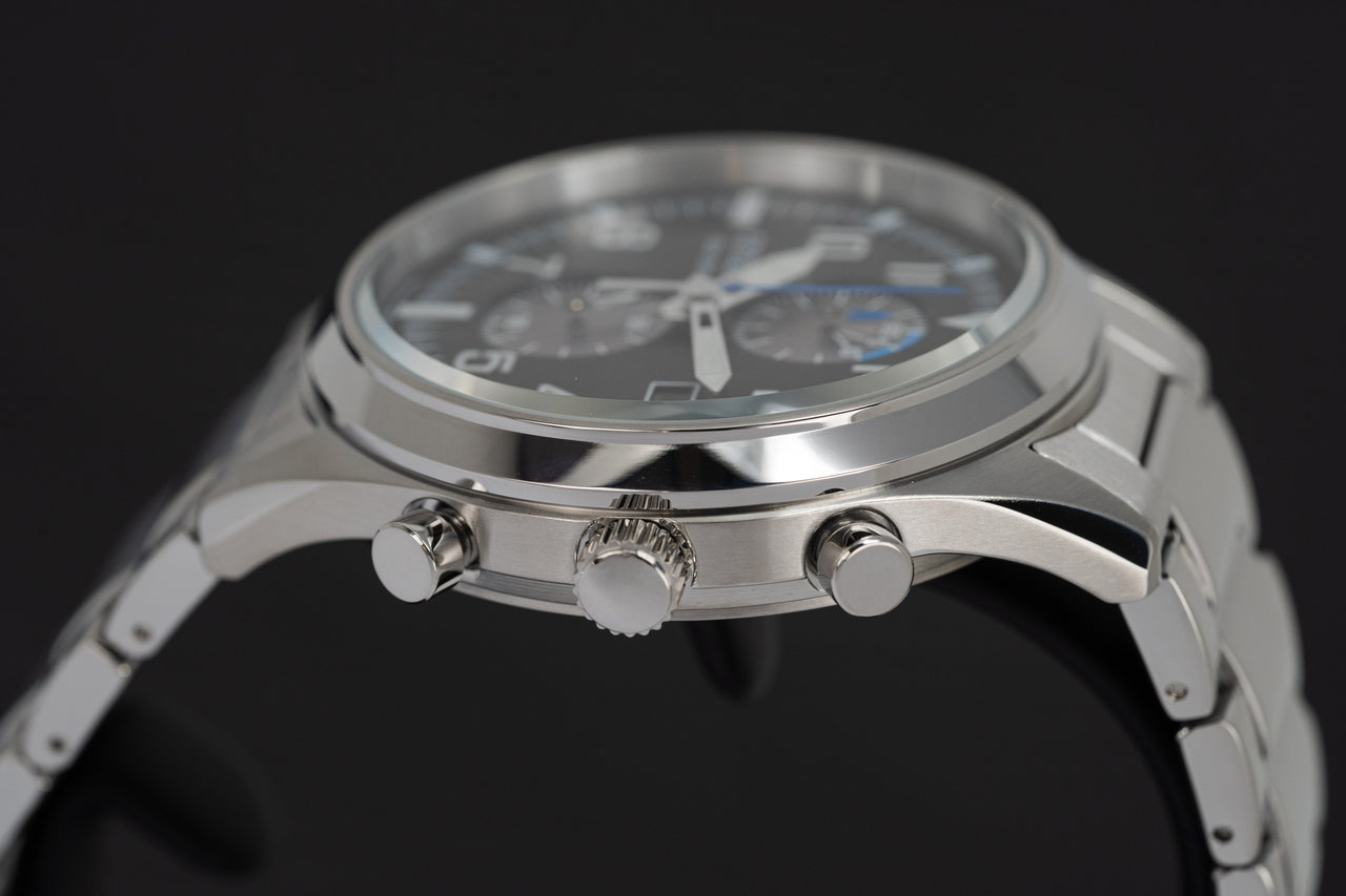 – Eco-Drive & Black Watch Crystals Citizen Watches Chronograph CA7028-81E Men\'s