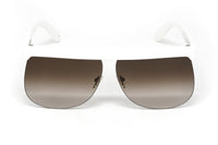 Thumbnail for Courrèges Women's Sunglasses Oversized Flat Top White CL1901-002 66