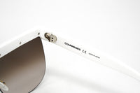 Thumbnail for Courrèges Women's Sunglasses Oversized Flat Top White CL1901-002 66