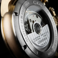 Thumbnail for Graham Chronofighter Vintage Green Brown Watch 2CVAK.G02A