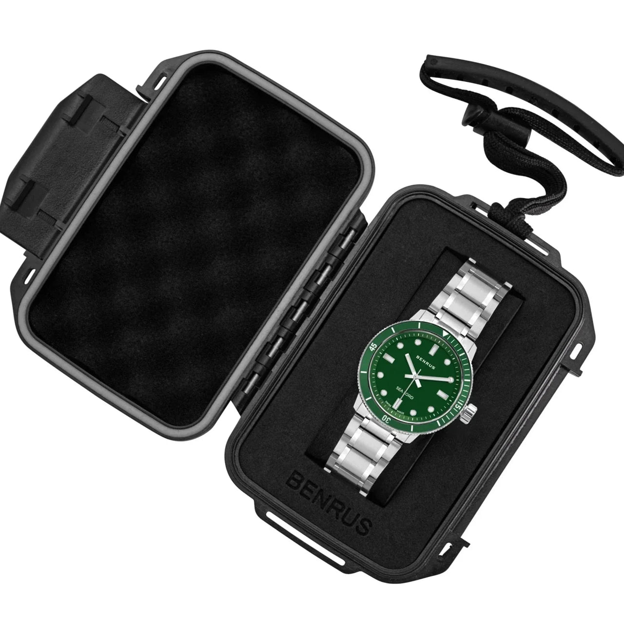 Benrus Men's Sea Lord Dive Watch Green