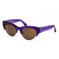 Thumbnail for Dries Van Noten x Linda Farrow Purple Sunglasses