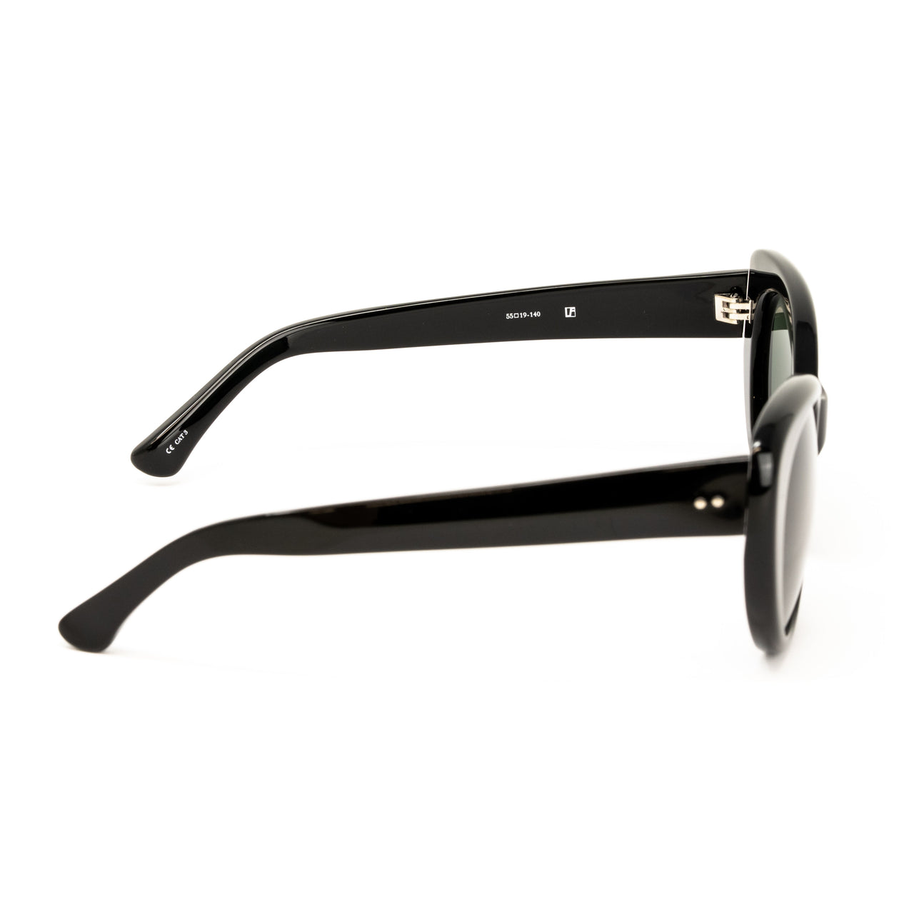 Dries Van Noten x Linda Farrow Black Sunglasses