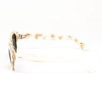 Thumbnail for Dries Van Noten x Linda Farrow Ivory-Toned Sunglasses