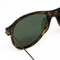 Thumbnail for Dries Van Noten x Linda Farrow Brown Marbled Sunglasses