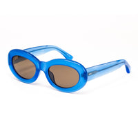 Thumbnail for Dries Van Noten Ladies Oval Brown Sunglasses