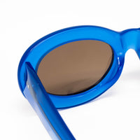 Thumbnail for Dries Van Noten Ladies Oval Brown Sunglasses