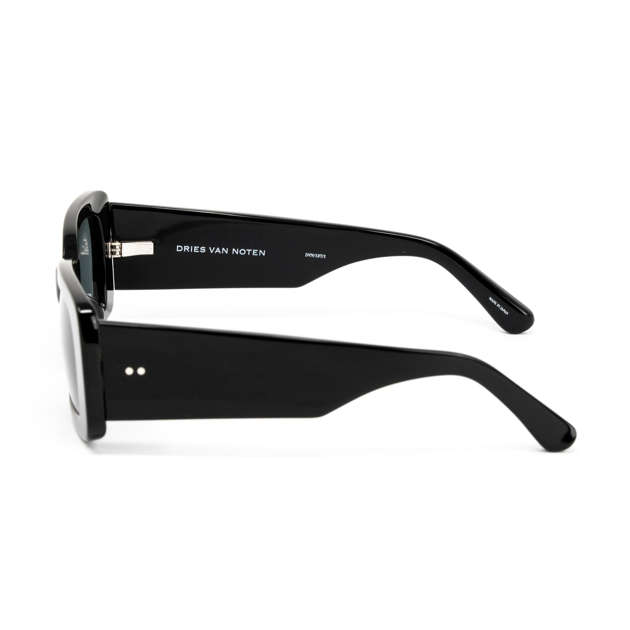 Dries Van Noten x Linda Farrow Black Sunglasses