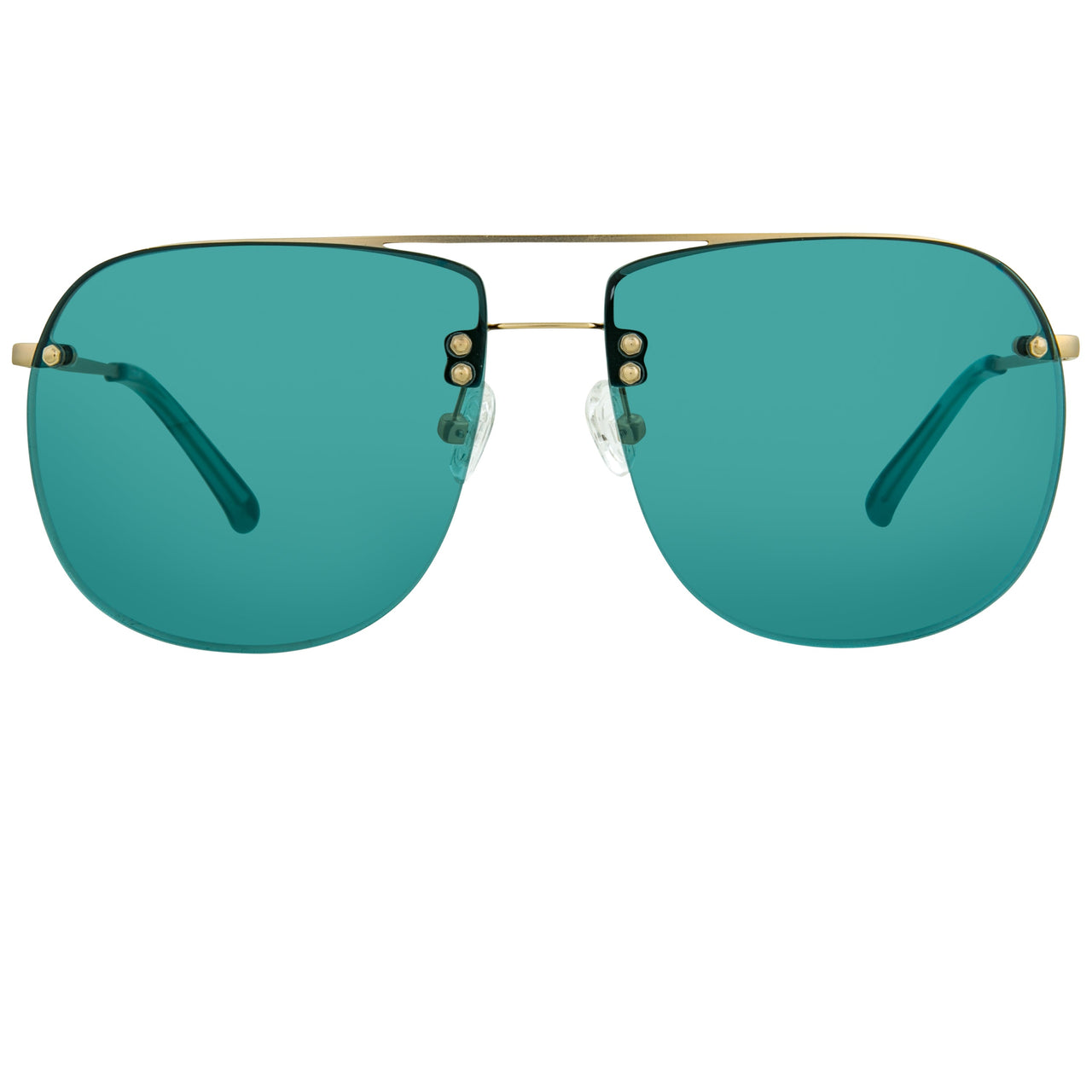 Dries Van Noten Ladies Aviator Blue Sunglasses DVN149C2SUN