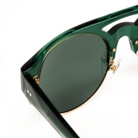Thumbnail for Dries Van Noten x Linda Farrow Green Sunglasses